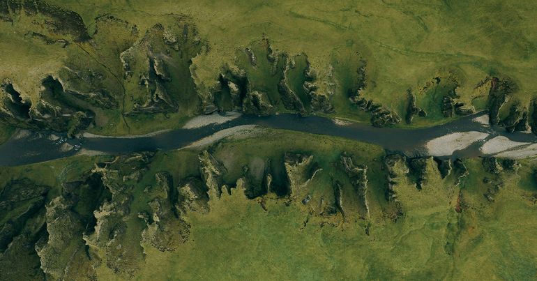 Aerial image of a river. Top 10 read BeZero insights in 2024.