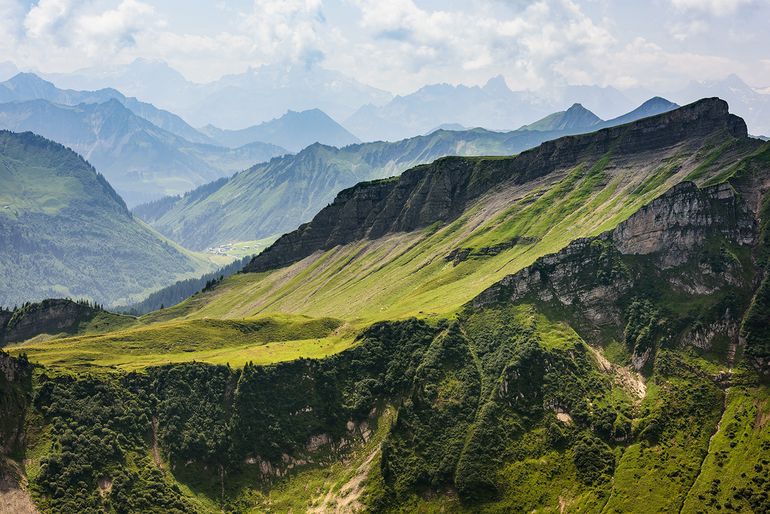 Image of mountain landscape. MRV frequency and buffer pools