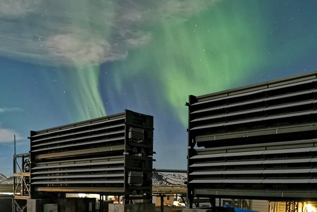 First DACCS rating is ‘AAA’ market milestone. Image of a DACCS plant in Iceland..