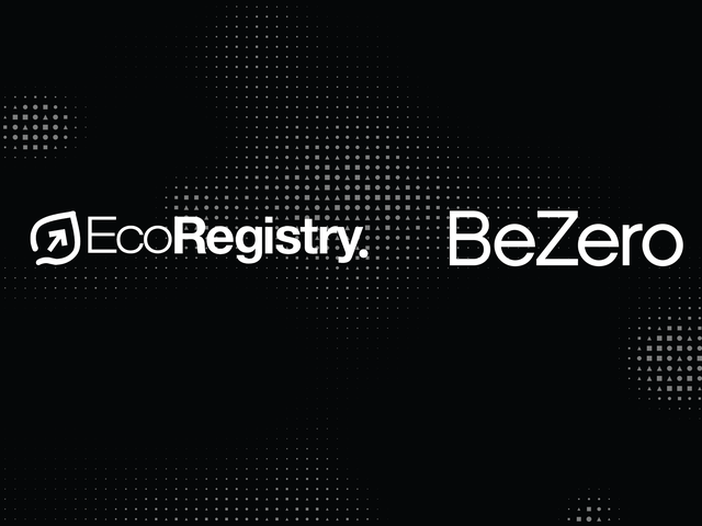 EcoRegistry and BeZero logos partnership