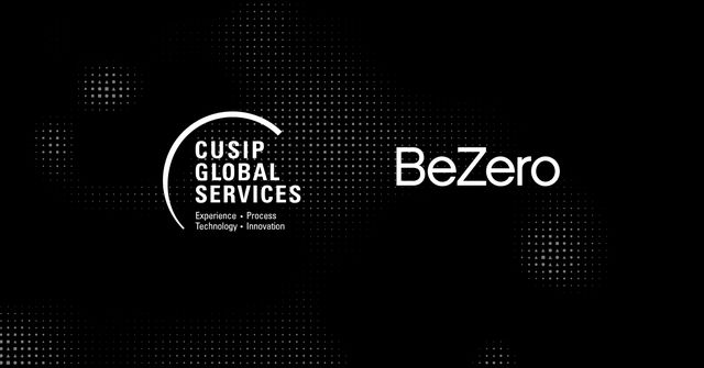 Cusip Global Services and BeZero logos